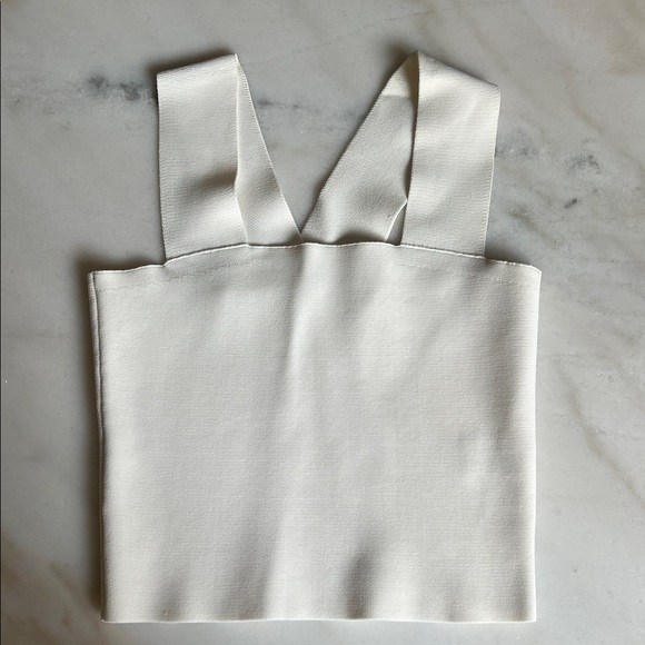 A.L.C. Tops - A.L.C. Lia Cropped Tank Top White S